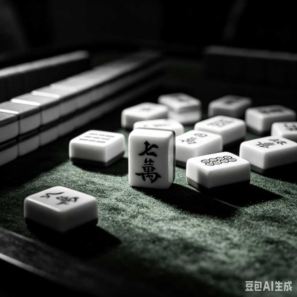 wooden mahjong set