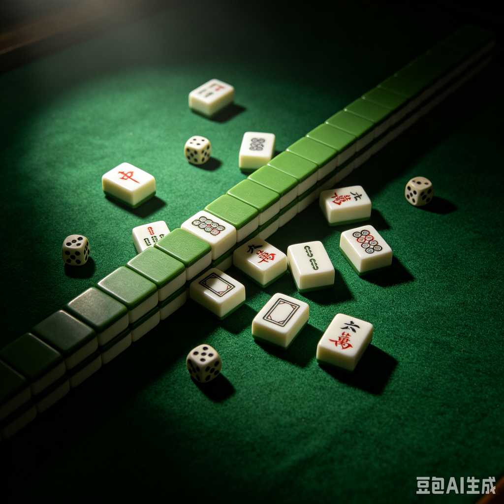 floral design mahjong set