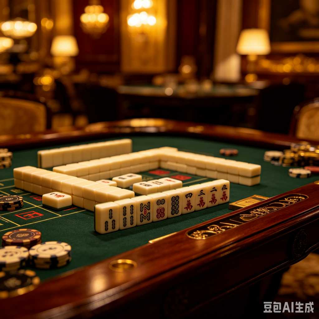 simulated ivory mahjong set