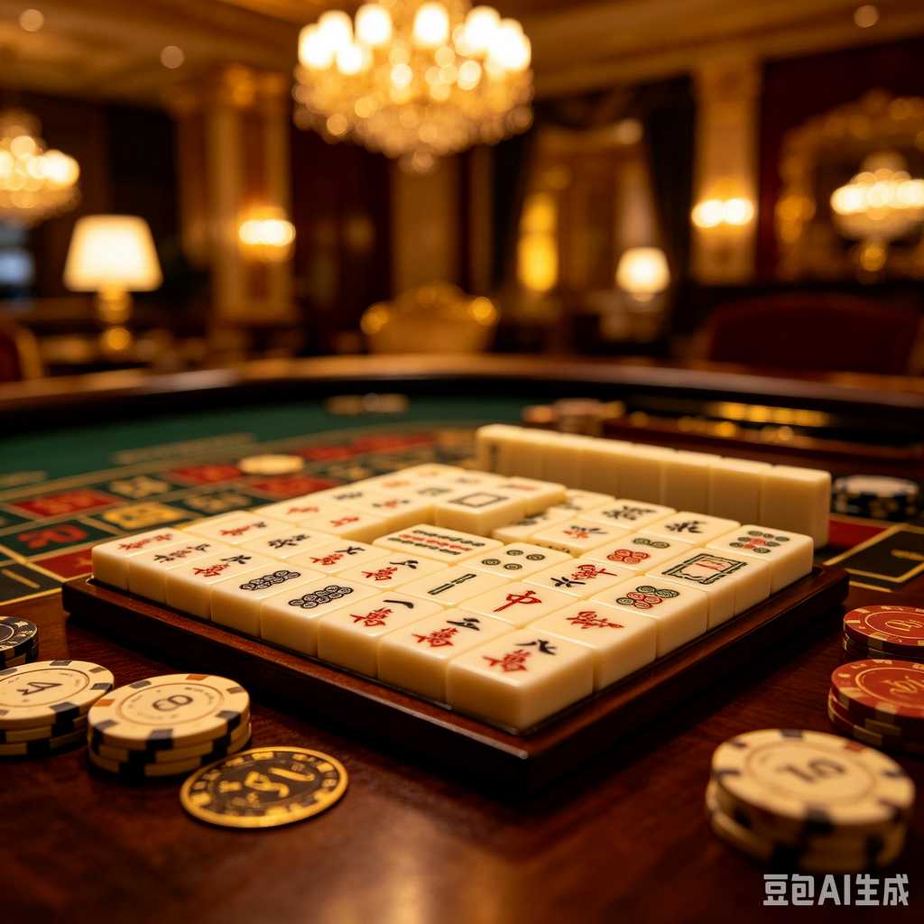 fine carving mahjong set